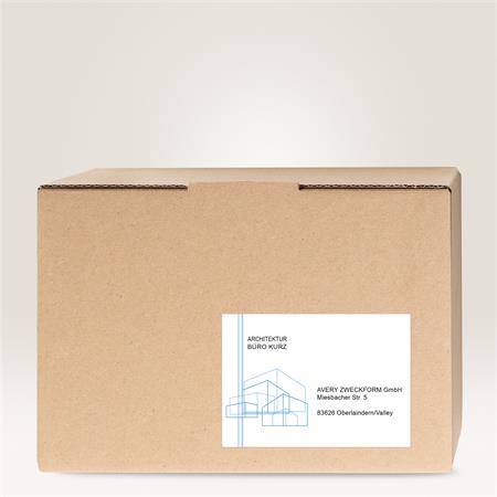 Etikett, univerzális, 210x148 mm, AVERY ZWECKFORM, "Sparpack", 130 etikett/csomag